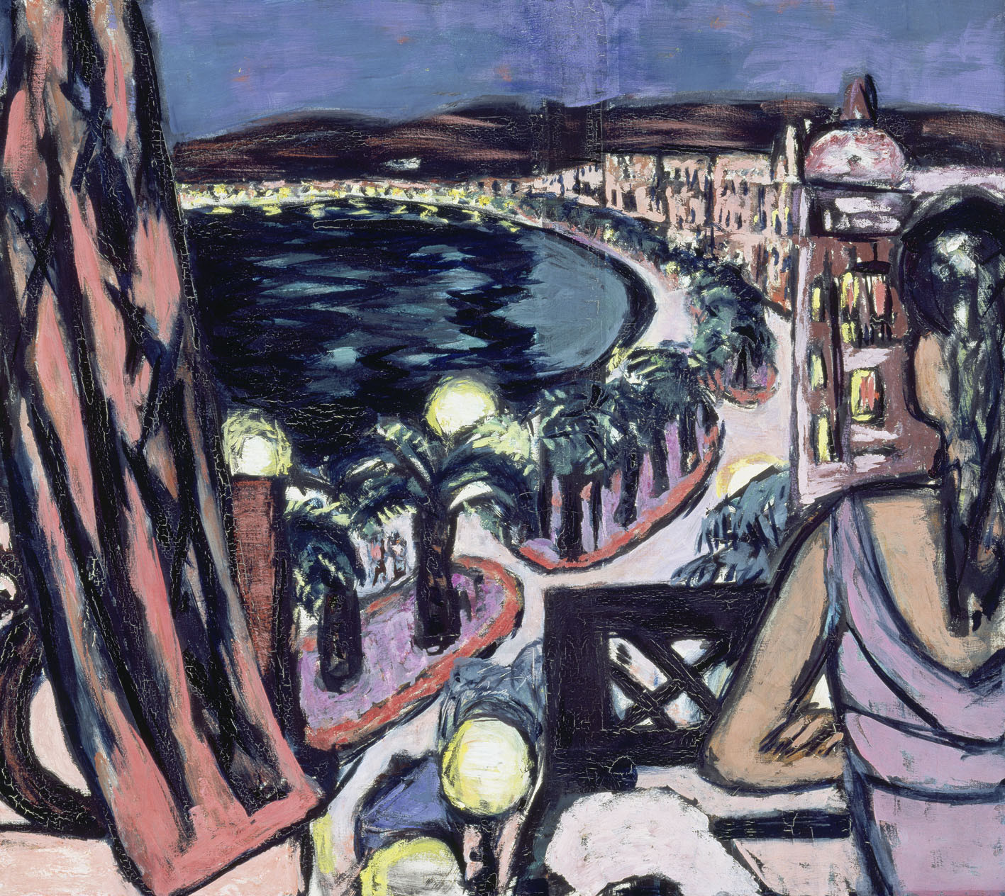 Max Beckmann, Promenade des Anglais in Nice, 1947, Museum Folkwang, Essen<br>© Museum Folkwang, Essen