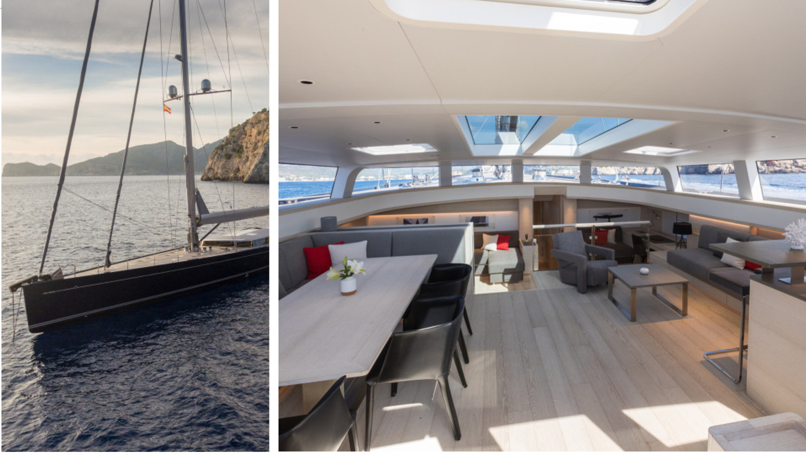 Segelyacht G2: Werft Pendennis Shipyard (Falmouth, UK); Innenarchitekt Nauta Design (Milano, Italy); Innenausstatter Ruiter Quality Interiors (Purmerend, Netherlands)