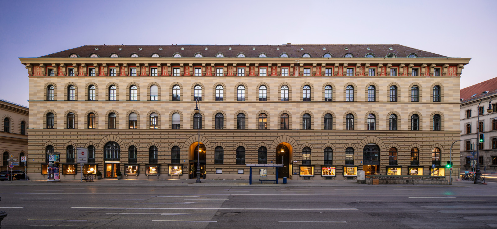 Raum zur Entfaltung geschäftlicher Aktivitäten: das Ludwigpalais